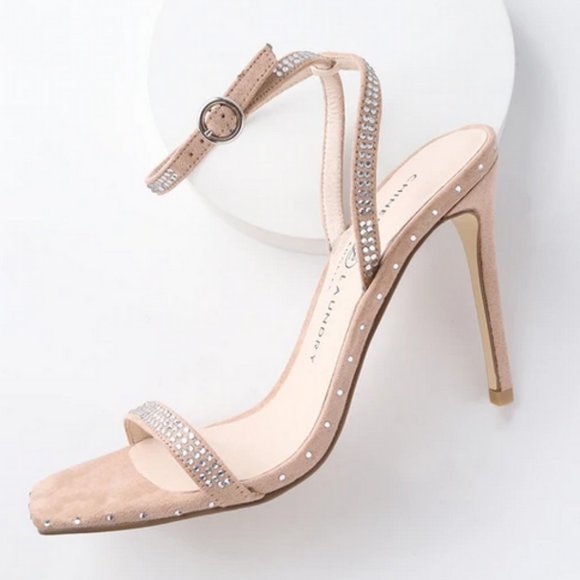 CHINESE LAUNDRY Embellished Heel Sandals - Picture 1 of 5